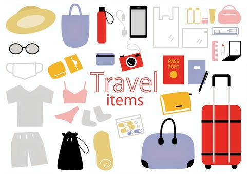 りょこうに もっていく もの