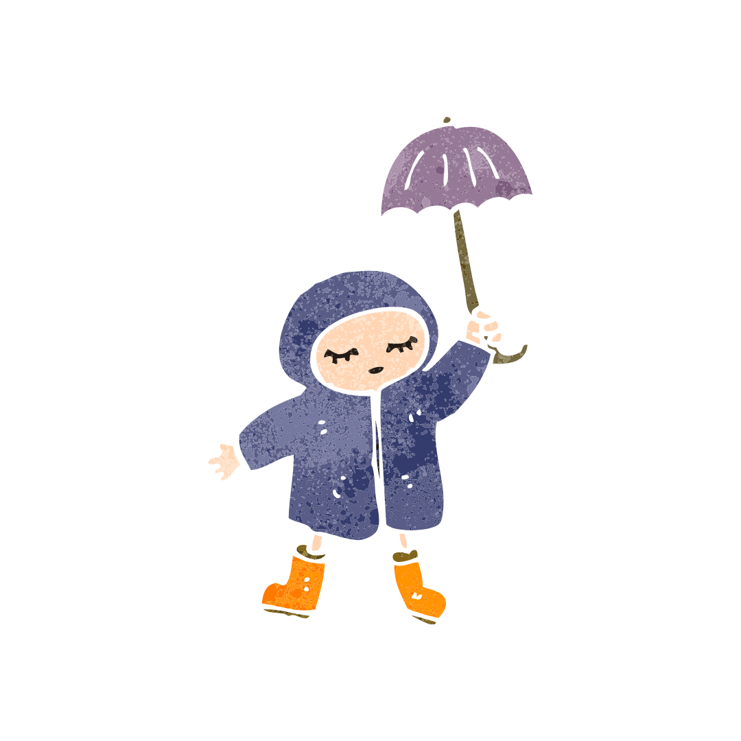 あめがやみます