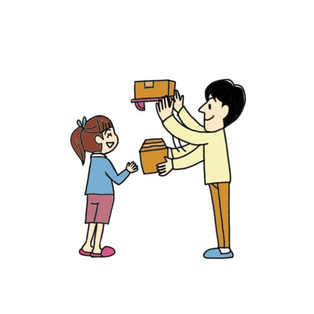 てつだってください。